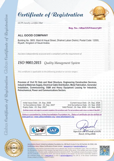 ISO 9001:2015 — Quality Management System