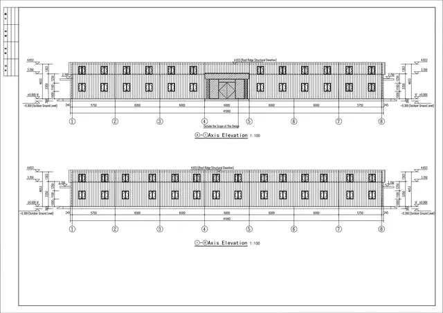 Camp elevation drawing