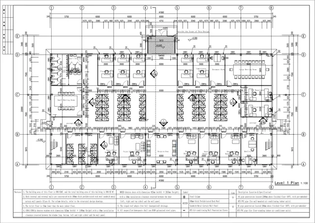Camp floor plan drawing